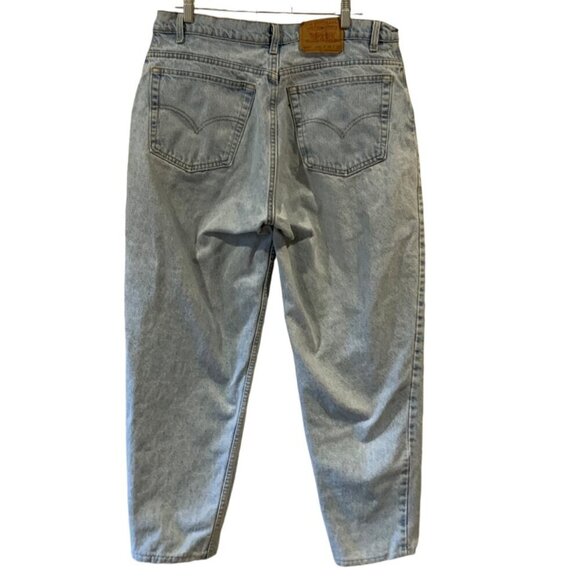 Vintage Levis 560 Loose Fit Tapered Jeans Mens Sz 38x32 Light Wash Denim HEMMED - Picture 3 of 9